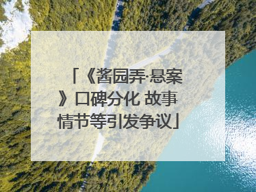《酱园弄·悬案》口碑分化 故事情节等引发争议