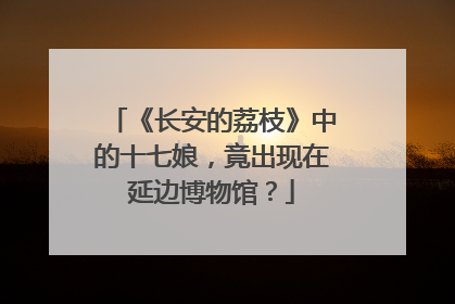 《长安的荔枝》中的十七娘，竟出现在延边博物馆？