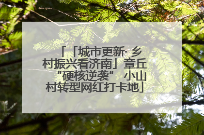 「城市更新· 乡村振兴看济南」章丘“硬核逆袭” 小山村转型网红打卡地