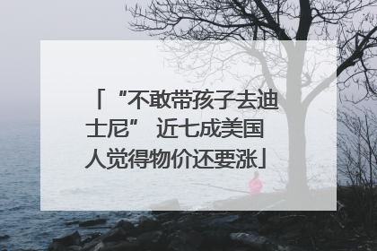 “不敢带孩子去迪士尼” 近七成美国人觉得物价还要涨