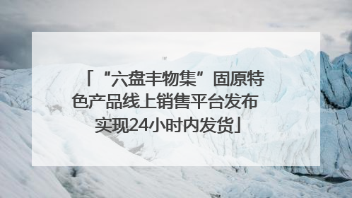 “六盘丰物集”固原特色产品线上销售平台发布 实现24小时内发货