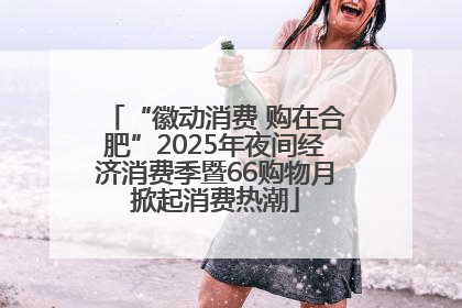 “徽动消费 购在合肥”2025年夜间经济消费季暨66购物月掀起消费热潮