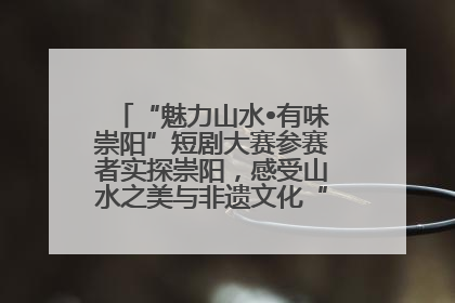 “魅力山水•有味崇阳”短剧大赛参赛者实探崇阳，感受山水之美与非遗文化“提琴戏”魅力