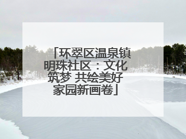 环翠区温泉镇明珠社区：文化筑梦 共绘美好家园新画卷