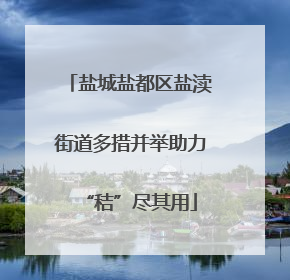 盐城盐都区盐渎街道多措并举助力“秸”尽其用