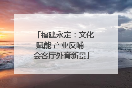 福建永定：文化赋能 产业反哺 会客厅外育新景