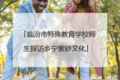 临汾市特殊教育学校师生探访乡宁紫砂文化