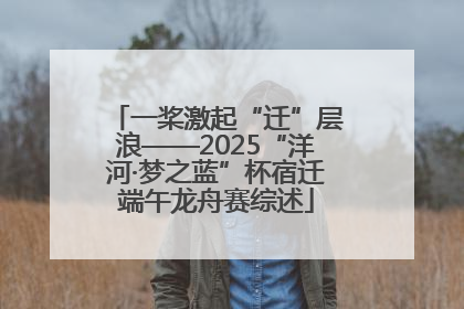 一桨激起“迁”层浪——2025“洋河·梦之蓝”杯宿迁端午龙舟赛综述