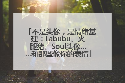 不是头像，是情绪基建：Labubu、火腿猪、Soul头像……和那些像你的表情