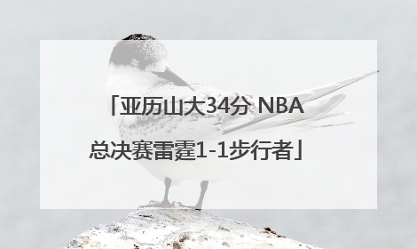 亚历山大34分 NBA总决赛雷霆1-1步行者
