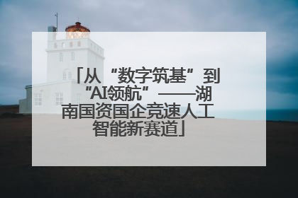 从“数字筑基”到“AI领航”——湖南国资国企竞速人工智能新赛道