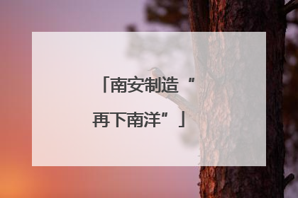 南安制造“再下南洋”