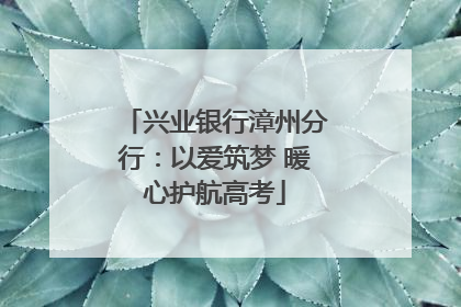 兴业银行漳州分行：以爱筑梦 暖心护航高考