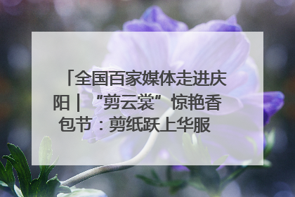 全国百家媒体走进庆阳｜“剪云裳”惊艳香包节：剪纸跃上华服 非遗焕发新彩