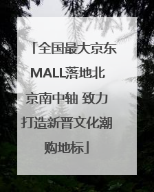 全国最大京东MALL落地北京南中轴 致力打造新晋文化潮购地标