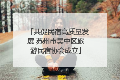 共促民宿高质量发展 苏州市吴中区旅游民宿协会成立