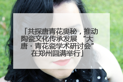 共探唐青花奥秘，推动陶瓷文化传承发展 “大唐・青花瓷学术研讨会”在郑州圆满举行