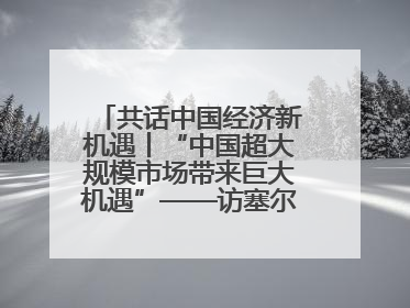 共话中国经济新机遇丨“中国超大规模市场带来巨大机遇”——访塞尔维亚经济部国务秘书尼科利奇