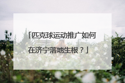 匹克球运动推广如何在济宁落地生根？
