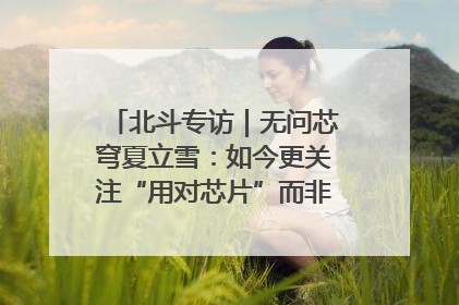 北斗专访｜无问芯穹夏立雪：如今更关注“用对芯片”而非“用贵芯片”