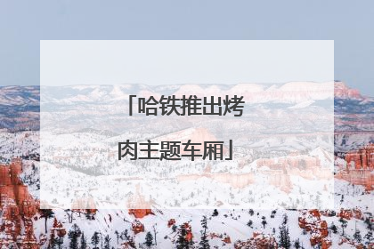 哈铁推出烤肉主题车厢