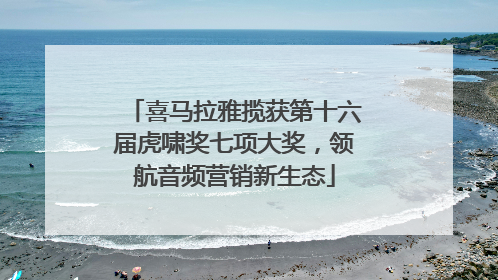 喜马拉雅揽获第十六届虎啸奖七项大奖，领航音频营销新生态