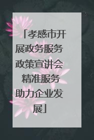 孝感市开展政务服务政策宣讲会 精准服务助力企业发展