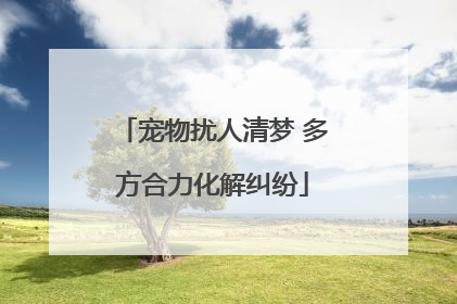 宠物扰人清梦 多方合力化解纠纷