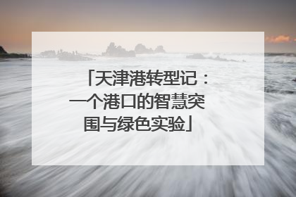 天津港转型记：一个港口的智慧突围与绿色实验