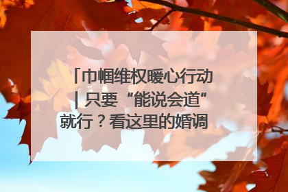 巾帼维权暖心行动｜只要“能说会道”就行？看这里的婚调员如何各显神通→