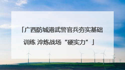 广西防城港武警官兵夯实基础训练 淬炼战场“硬实力”