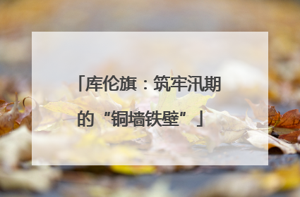 库伦旗：筑牢汛期的“铜墙铁壁”