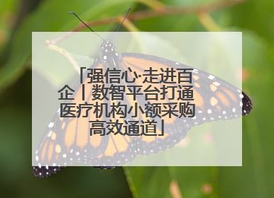 强信心·走进百企丨数智平台打通医疗机构小额采购高效通道