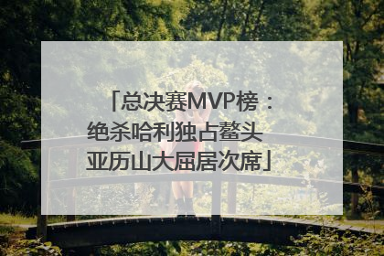 总决赛MVP榜：绝杀哈利独占鳌头 亚历山大屈居次席