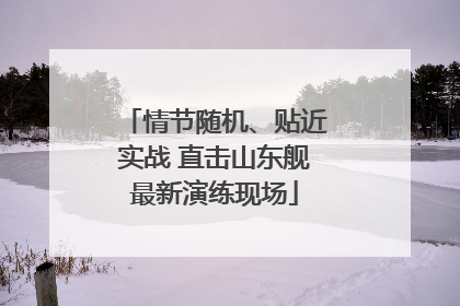 情节随机、贴近实战 直击山东舰最新演练现场