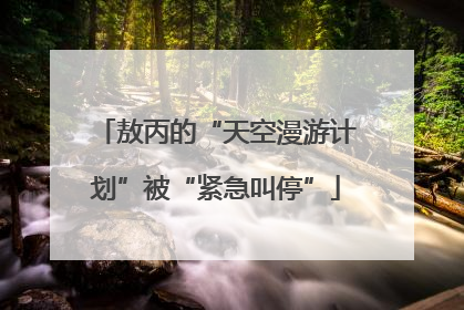 敖丙的“天空漫游计划”被“紧急叫停”