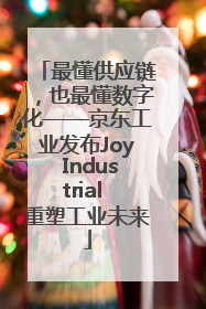 最懂供应链，也最懂数字化——京东工业发布Joy Industrial 重塑工业未来