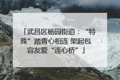 武昌区杨园街道：“特殊”踏青心相连 架起包容友爱“连心桥”