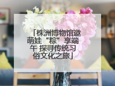 株洲博物馆邀萌娃“粽”享端午 探寻传统习俗文化之旅