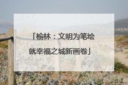榆林：文明为笔绘就幸福之城新画卷