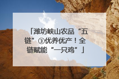 潍坊峡山农品“五链”③优养优产！全链赋能“一只鸡”