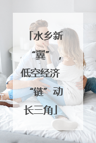 水乡新“翼”，低空经济“链”动长三角