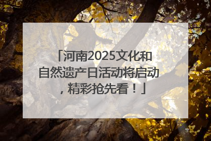 河南2025文化和自然遗产日活动将启动，精彩抢先看！