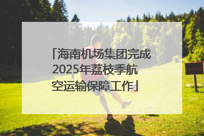 海南机场集团完成2025年荔枝季航空运输保障工作