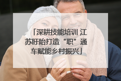 深耕技能培训 江苏盱眙打造“职”通车赋能乡村振兴