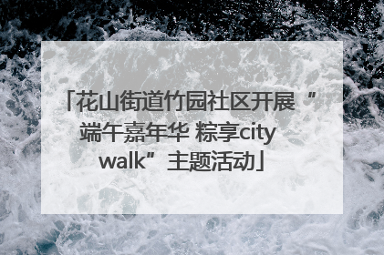 花山街道竹园社区开展“端午嘉年华 粽享city walk”主题活动
