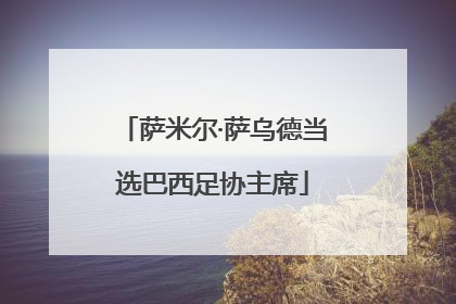萨米尔·萨乌德当选巴西足协主席