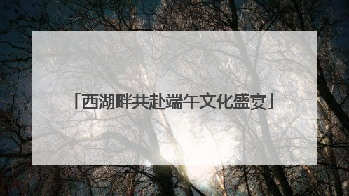 西湖畔共赴端午文化盛宴
