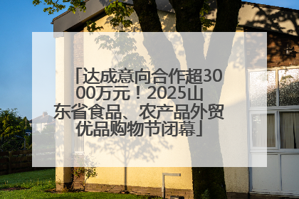 达成意向合作超3000万元！2025山东省食品、农产品外贸优品购物节闭幕