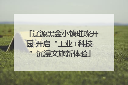 辽源黑金小镇璀璨开园 开启“工业+科技”沉浸文旅新体验